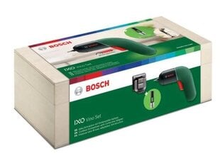 Bosch Mini Cordless Screwdriver IXO 6 Vino Set 1,5 Ah (06039C7103) цена и информация | Механические инструменты | 220.lv