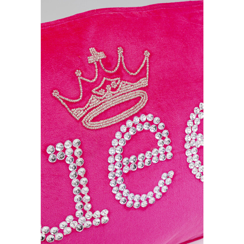 Spilvenu krelles Queen Pink 35x60cm цена и информация | Dekoratīvie spilveni un spilvendrānas | 220.lv