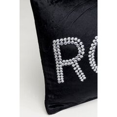 Spilvenu krelles Rockstar Black 35x80cm cena un informācija | Dekoratīvie spilveni un spilvendrānas | 220.lv