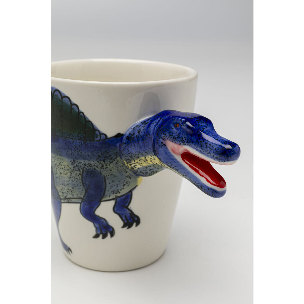 Krūze Funny Animal Dino Blue 11cm cena un informācija | Glāzes, krūzes, karafes | 220.lv