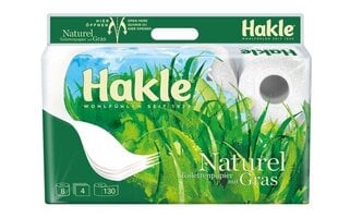 (HD) Hakle, Naturel, Tualetes papīrs, 8 rullīši (VĀCU PRODUKTS) cena un informācija | Tualetes papīrs, papīra dvieļi | 220.lv