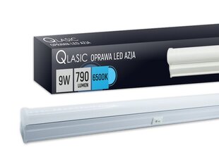 PS LED GAISMEKLIS T5 QLASIC 9W|COLD 790LM 60CM, ĀZIJA, DIOLED. cena un informācija | Lustras | 220.lv