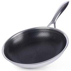 Tērauda panna COOKCELL 24 cm cena un informācija | Pannas | 220.lv