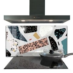 Virtuves sienas panelis, Terrazzo Terrazzo granīts, 100x50cm cena un informācija | Virtuves furnitūra | 220.lv