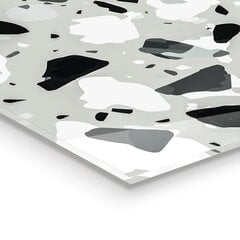 Virtuves sienas panelis, Terrazzo Terrazzo tekstūra, 100x50cm cena un informācija | Virtuves furnitūra | 220.lv