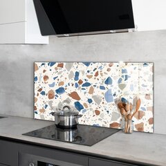 Virtuves sienas panelis, Terrazzo Terrazzo akmens, 100x50cm cena un informācija | Virtuves furnitūra | 220.lv