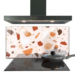 Virtuves sienas panelis, Terrazzo Terrazzo akmens, 100x50cm cena un informācija | Virtuves furnitūra | 220.lv