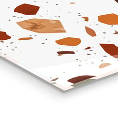 Virtuves sienas panelis, Terrazzo Terrazzo akmens, 100x50cm cena un informācija | Virtuves furnitūra | 220.lv