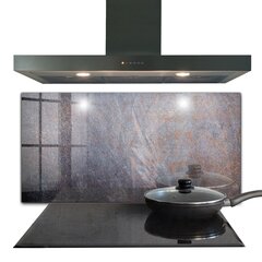 Virtuves sienas panelis, Vintage metāla tekstūra, 100x50cm cena un informācija | Virtuves furnitūra | 220.lv