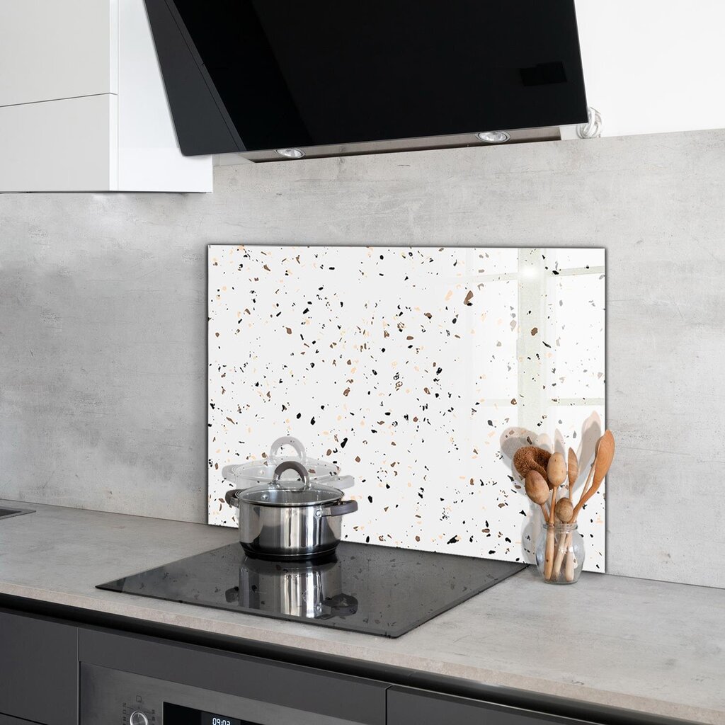 Virtuves sienas panelis, Delikāts Terrazzo Terrazzo, 100x70cm cena un informācija | Virtuves furnitūra | 220.lv