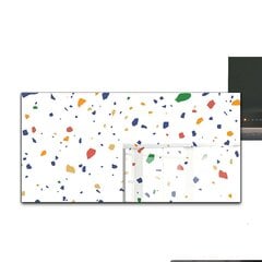 Virtuves sienas panelis, Terrazzo Terrazzo oļi, 120x60cm цена и информация | Комплектующие для кухонной мебели | 220.lv