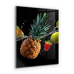 Virtuves sienas panelis, Sulīgu augļu sastāvs, 60x80cm cena un informācija | Virtuves furnitūra | 220.lv
