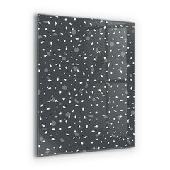 Virtuves sienas panelis, Terrazzo akmens tekstūra, 60x80cm цена и информация | Комплектующие для кухонной мебели | 220.lv