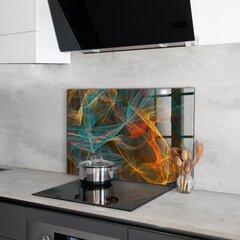 Virtuves sienas panelis, Mūsdienīgs raksts, 80x60cm цена и информация | Комплектующие для кухонной мебели | 220.lv