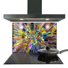 Virtuves sienas panelis, Izsmalcināta krāsaina mozaīka, 80x60cm cena un informācija | Virtuves furnitūra | 220.lv