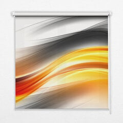Rullo žalūzijas, Oranžie viļņi, 60x140 cm cena un informācija | Rullo žalūzijas | 220.lv