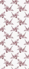Rullo žalūzijas, Gulbji ar origami, 60x140 cm цена и информация | Рулонные шторы | 220.lv