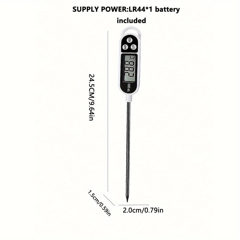 '1gab pārtikas termometrs' цена и информация | Virtuves piederumi | 220.lv