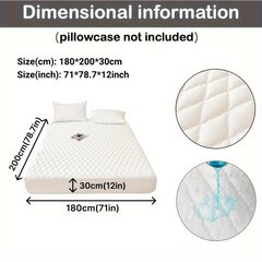 '1 шт. водонепроницаемый наматрасник (без наволочки)' цена и информация | Постельное белье | 220.lv