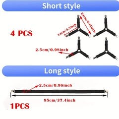 '5gab regulējami palagu klipši ' cena un informācija | Gultas veļas komplekti | 220.lv