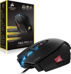 Corsair M65 PRO RGB, черный цена и информация | Мыши | 220.lv