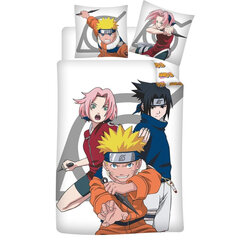 Bērnu gultas veļas komplekts Naruto Ninja 140×200cm, 2 daļas cena un informācija | Bērnu gultas veļa | 220.lv