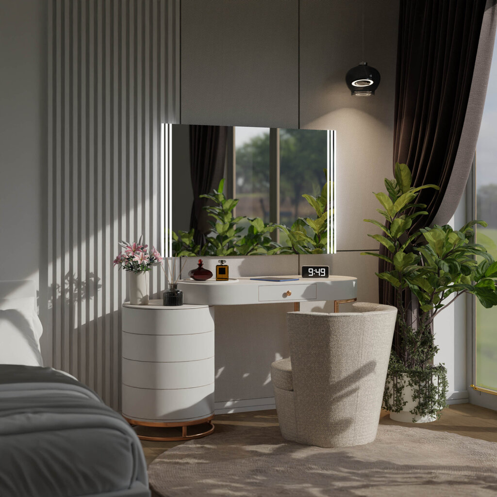 Spogulis ar LED Apgaismojumu Vannas Istabai, Guļamistabai, Viesistabai - Arica - 140 cm, 70 cm cena un informācija | Vannas istabas spoguļi | 220.lv
