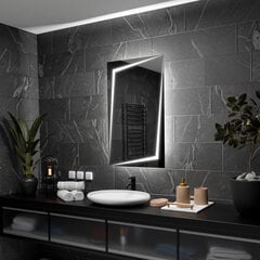 Spogulis ar LED Apgaismojumu Vannas Istabai, Guļamistabai, Viesistabai - Berlin - 60 cm, 80 cm cena un informācija | Vannas istabas spoguļi | 220.lv