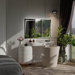Spogulis ar LED Apgaismojumu Vannas Istabai, Guļamistabai, Viesistabai - Berlin - 140 cm, 100 cm cena un informācija | Vannas istabas spoguļi | 220.lv