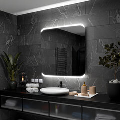 Spogulis ar LED Apgaismojumu Vannas Istabai, Guļamistabai, Viesistabai - Modena - 70 cm, 70 cm cena un informācija | Vannas istabas spoguļi | 220.lv