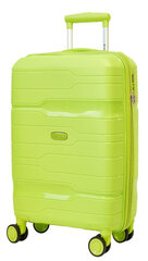 Набор дорожных сумок Alezar Lux Neo, 3 предмета, зеленый цена и информация | Чемоданы, дорожные сумки | 220.lv