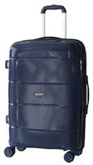 Набор чемоданов Alezar Lux, 3 шт., синий цена и информация | Чемоданы, дорожные сумки | 220.lv