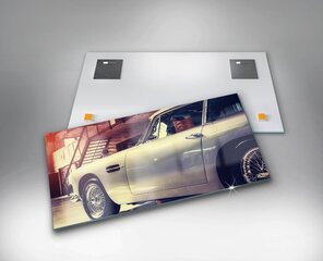 Rūdīta stikla attēls Aston Martin DB5, 100x50 cm cena un informācija | Gleznas | 220.lv