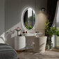 Ovāls Spogulis ar LED Apgaismojumu Vannas Istabai, Guļamistabai, Viesistabai - Panama - 90x120 cm цена и информация | Vannas istabas spoguļi | 220.lv