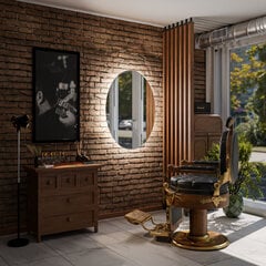 Ovāls Spogulis ar LED Apgaismojumu Vannas Istabai, Guļamistabai, Viesistabai - Tokyo - 60x120 cm cena un informācija | Vannas istabas spoguļi | 220.lv