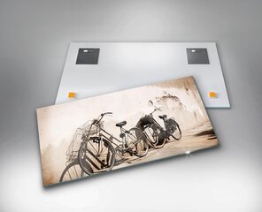 Rūdīta stikla attēls Itāļu velosipēds, 100x50 cm цена и информация | Картины | 220.lv