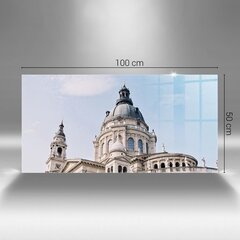 Rūdīta stikla attēls Svētā Bazilika Stīvens, 100x50 cm cena un informācija | Gleznas | 220.lv
