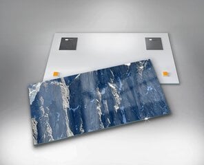 Rūdīta stikla attēls Kalni Alpi ziemā, 100x50 cm cena un informācija | Gleznas | 220.lv