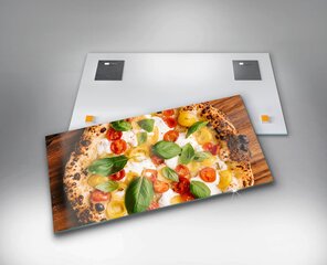 Rūdīta stikla attēls Itāļu virtuve Pica Gastronomija, 100x50 cm цена и информация | Картины | 220.lv