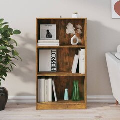 vidaXL grāmatu plaukts, ozola krāsa, 60x24x109 cm, inženierijas koks цена и информация | Полки | 220.lv