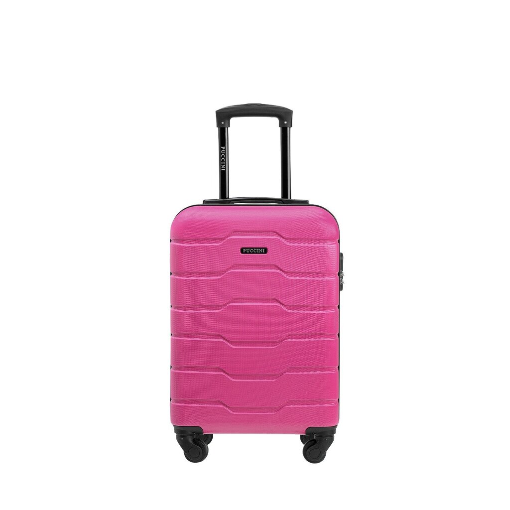 Mazs čemodāns Puccini Alicante, S, rozā cena un informācija | Koferi, ceļojumu somas | 220.lv