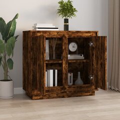 Kumode vidaXL, 80x34x75 cm, brūns цена и информация | Шкафчики в гостиную | 220.lv