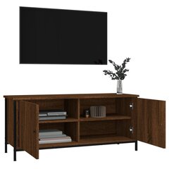 TV skapītis ar durvīm vidaXL, 102x35x45 cm, brūns цена и информация | Тумбы под телевизор | 220.lv