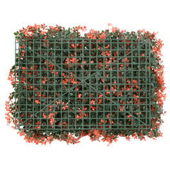 Mākslīgie kļavu lapu žogi, 6gab., gaiši sarkani, 40x60cm cena un informācija | Interjera priekšmeti | 220.lv