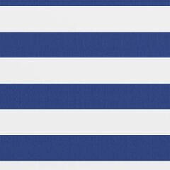 vidaXL balkona aizslietnis, 120x600 cm, balts un zils audums cena un informācija | Saulessargi, markīzes un statīvi | 220.lv