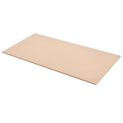 vidaXL MDF plāksnes, 4 gab., taisnstūra, 120x60 cm, 12 mm cena un informācija | Citi piederumi mēbelēm | 220.lv