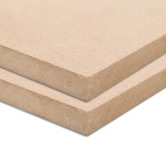 vidaXL MDF plāksnes, 2 gab., taisnstūra, 120x60 cm, 12 mm цена и информация | Другие принадлежности для мебели | 220.lv