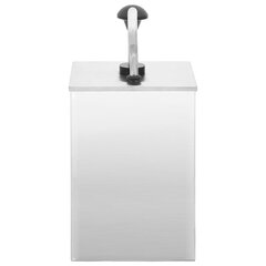 vidaXL mērču dispensers, 3,5 L, nerūsējošs tērauds cena un informācija | Virtuves piederumi | 220.lv