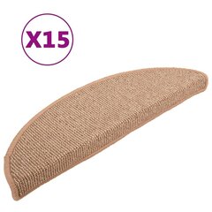 Kāpņu paklājiņi 56x17x3 cm, 15 gab cena un informācija | Paklāji | 220.lv