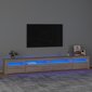 TV skapis ar LED apgaismojumu, ozols, 270x35x40cm cena un informācija | TV galdiņi | 220.lv